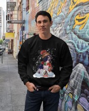 English springer spaniel christmas ball Crewneck Sweatshirt lifestyle-unisex-sweatshirt-front-2