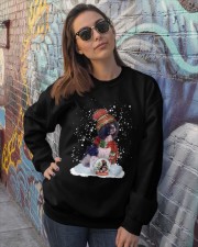 English springer spaniel christmas ball Crewneck Sweatshirt lifestyle-unisex-sweatshirt-front-3