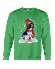 English springer spaniel christmas ball Crewneck Sweatshirt tile
