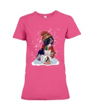 English springer spaniel christmas ball Premium Fit Ladies Tee tile