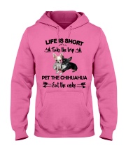 Pet the chihuahua take the trip Gift for you Hooded Sweatshirt tile