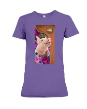 Pig magical gift for pig lover Premium Fit Ladies Tee tile