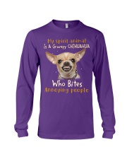 Chihuahua annoying people chihuahua lover dog mom Long Sleeve Tee tile