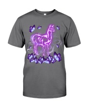 Llama magical purple llama lovers Premium Fit Mens Tee tile