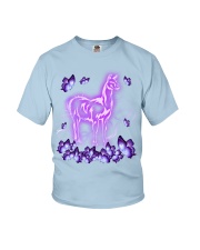 Llama magical purple llama lovers Youth T-Shirt tile