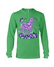 Llama magical purple llama lovers Long Sleeve Tee tile