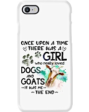 Goat and dog it was me the end goats lovers Phone Case tile