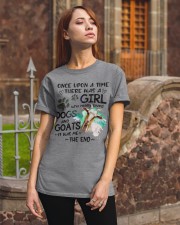 Goat and dog it was me the end goats lovers Classic T-Shirt apparel-classic-tshirt-lifestyle-06