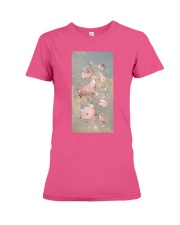 Pig Fly to the sky Gift for you Premium Fit Ladies Tee tile