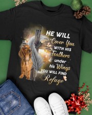 Dachshund Will Cover You With Feathers Classic T-Shirt apparel-classic-tshirt-lifestyle-back-69