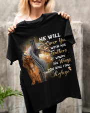 Dachshund Will Cover You With Feathers Classic T-Shirt apparel-classic-tshirt-lifestyle-front-117