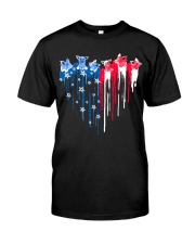 Pig freedom colors pig lovers Classic T-Shirt front