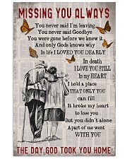 Missing you always Gift for you 24x36 Poster front