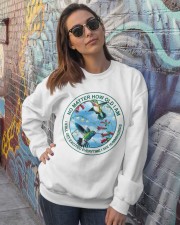 Hummingbird no matter hummingbird lovers Crewneck Sweatshirt lifestyle-unisex-sweatshirt-front-3