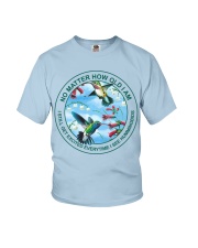 Hummingbird no matter hummingbird lovers Youth T-Shirt tile