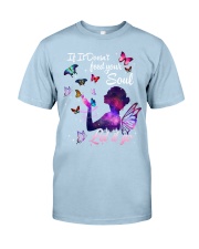 Butterfly feed your soul insects bugs lovers Classic T-Shirt tile