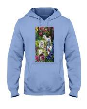Westie roses westie lovers dog moms Hooded Sweatshirt tile