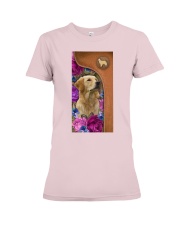 Golden Retriever magical dog mom Premium Fit Ladies Tee tile