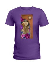 Golden Retriever magical dog mom Ladies T-Shirt tile