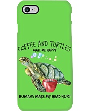Turtle And Coffee make me happy Gift for you Phone Case tile