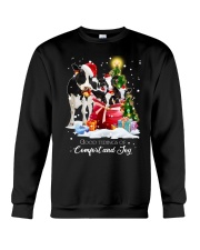 Cow good tidings gift for cow lovers Crewneck Sweatshirt front
