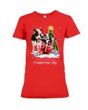 Cow good tidings gift for cow lovers Premium Fit Ladies Tee tile