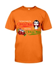 Penguin ready for xmas gift for penguin lovers Classic T-Shirt tile