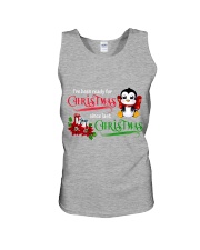 Penguin ready for xmas gift for penguin lovers Unisex Tank tile