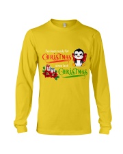 Penguin ready for xmas gift for penguin lovers Long Sleeve Tee tile