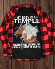 Horse my body is a temple horse lovers Classic T-Shirt apparel-classic-tshirt-lifestyle-front-162