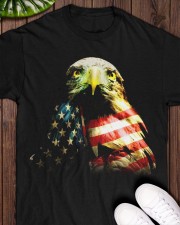 Eagle flag cool eagle lovers Classic T-Shirt apparel-classic-tshirt-lifestyle-front-160