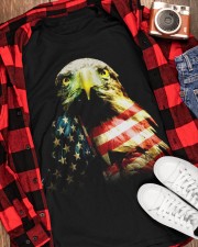 Eagle flag cool eagle lovers Classic T-Shirt apparel-classic-tshirt-lifestyle-front-163