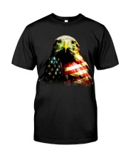 Eagle flag cool eagle lovers Classic T-Shirt front