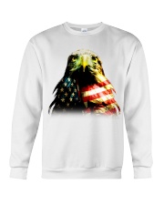 Eagle flag cool eagle lovers Crewneck Sweatshirt tile