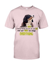 Bernese mountain if you are lucky berner lovers Premium Fit Mens Tee tile