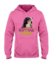 Bernese mountain if you are lucky berner lovers Hooded Sweatshirt tile
