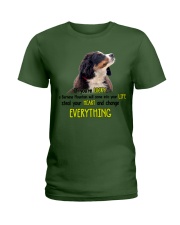 Bernese mountain if you are lucky berner lovers Ladies T-Shirt tile