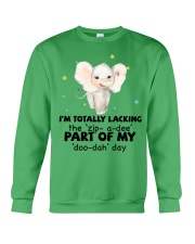 Elephant i am totally elephant lovers Crewneck Sweatshirt tile