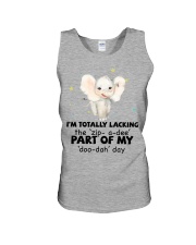 Elephant i am totally elephant lovers Unisex Tank tile