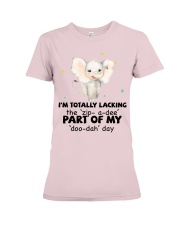 Elephant i am totally elephant lovers Premium Fit Ladies Tee tile