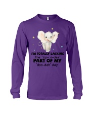 Elephant i am totally elephant lovers Long Sleeve Tee tile