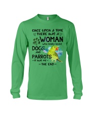 Dog and Parrot it was me the end cus Long Sleeve Tee tile