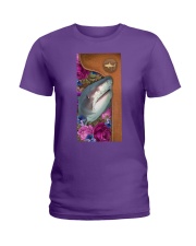 Shark magical gift for ocean lover Ladies T-Shirt tile