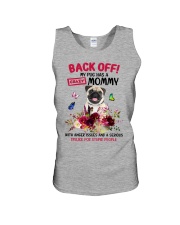 Pug has a crazy mommy Gift for you Unisex Tank tile