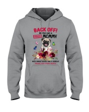 Pug has a crazy mommy Gift for you Hooded Sweatshirt tile