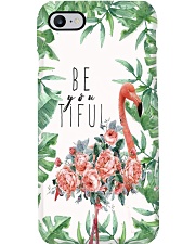 Flamigo be-you-tifull gift for birds lover Phone Case i-phone-8-case
