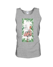Flamigo be-you-tifull gift for birds lover Unisex Tank tile