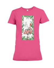 Flamigo be-you-tifull gift for birds lover Premium Fit Ladies Tee tile