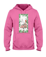 Flamigo be-you-tifull gift for birds lover Hooded Sweatshirt tile