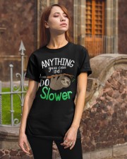 Sloth I can do slower Gift for you Classic T-Shirt apparel-classic-tshirt-lifestyle-06